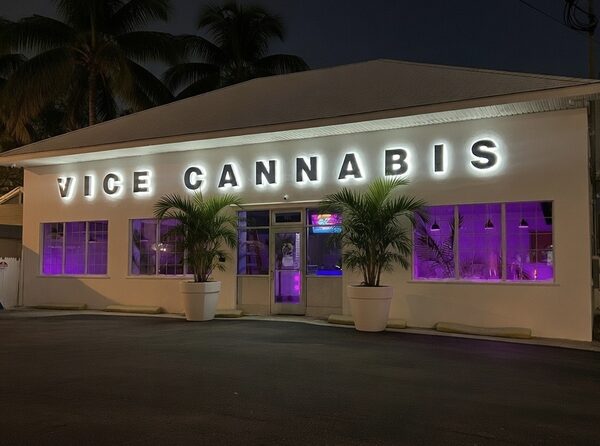 Vice Cannabis dispensary storefront at 425 Forest Ave Portland Maine